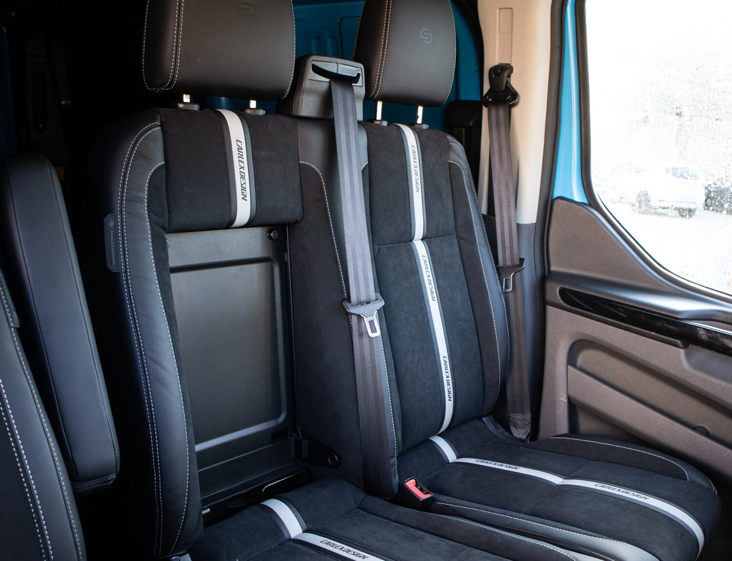 Ford Transit Custom Carlex Design Final Edition in KLM Blue - Vortex Vans